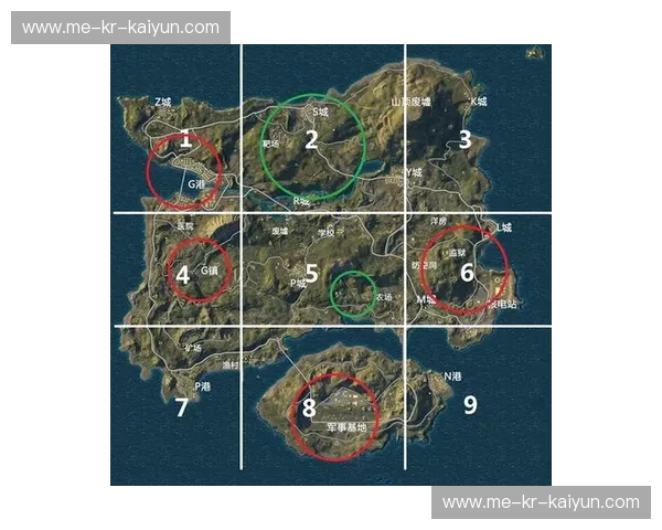 PUBG座位图：吃鸡从选位开始的秘密武器